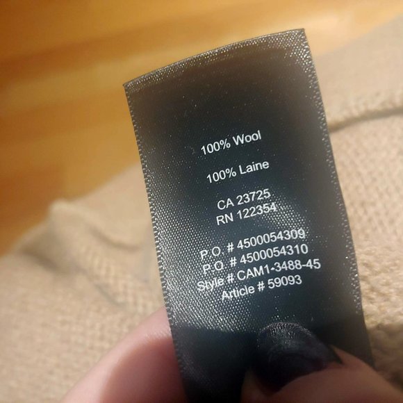 [SOLD] Babaton Thackeray Sweater Cardigan Coatigan Constant Camel - Picture 10 of 16